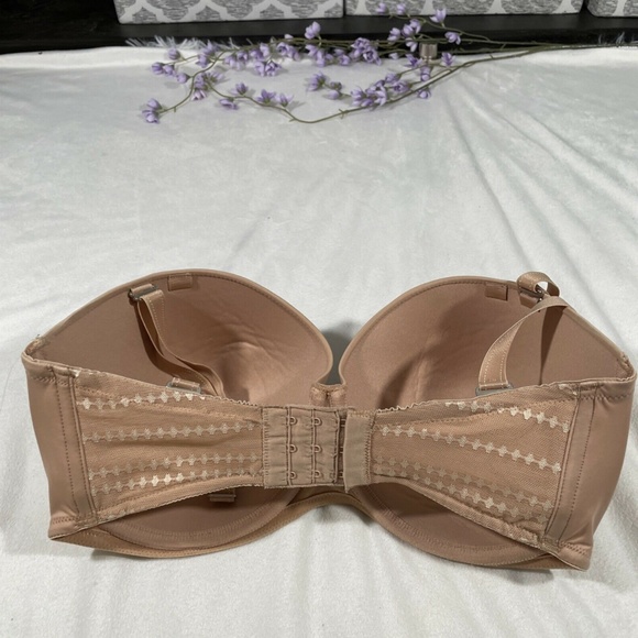 NEW Wacoal [ 34H US ] Respect Strapless‎ Bra in Praline Nude - Picture 8 of 12